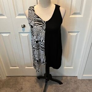 August Silk size S top